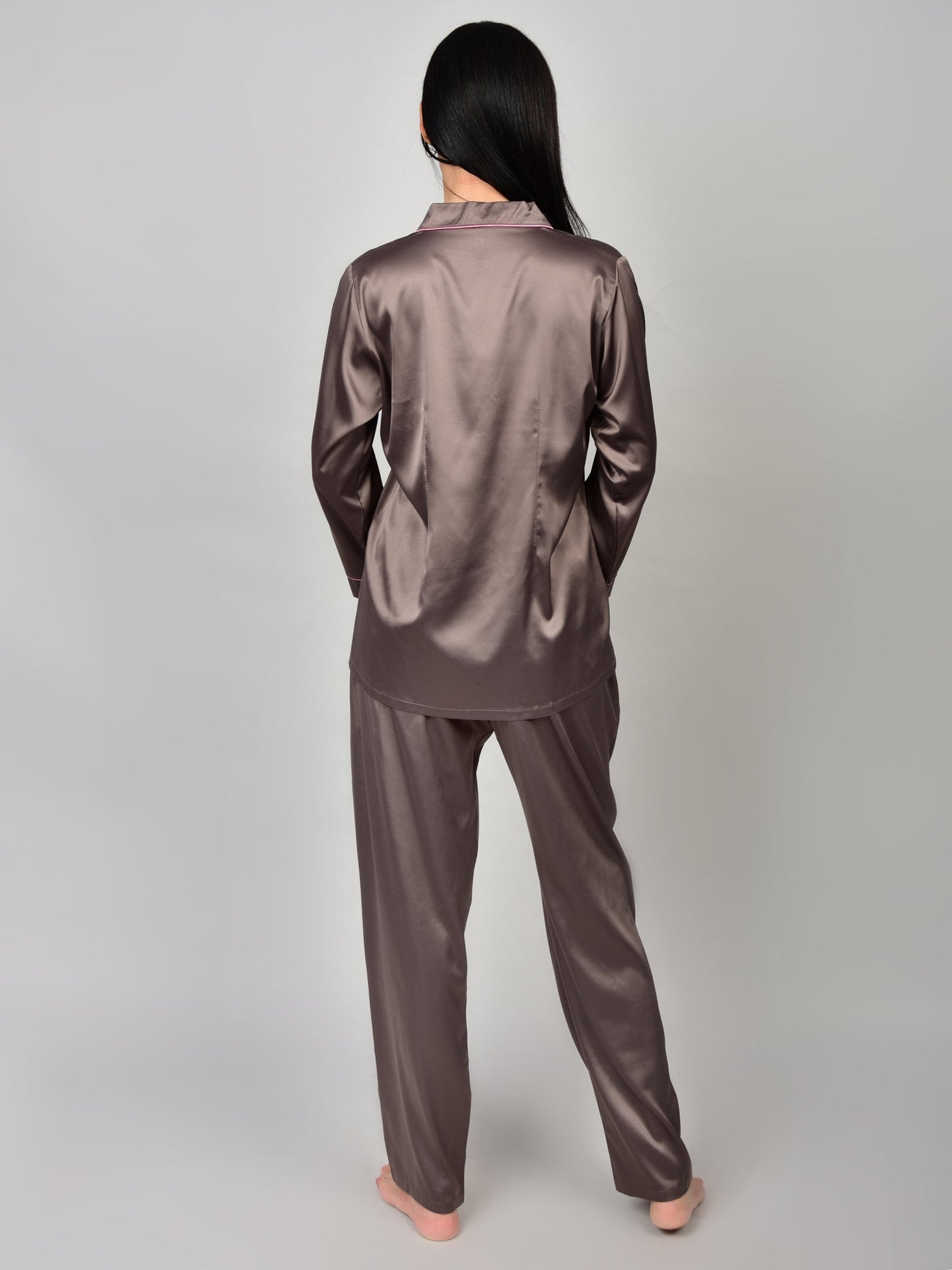 Mushroom Night Suit in Satin