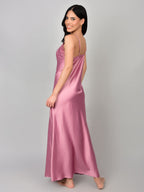 Rosete Satin Nighty with Long Robe