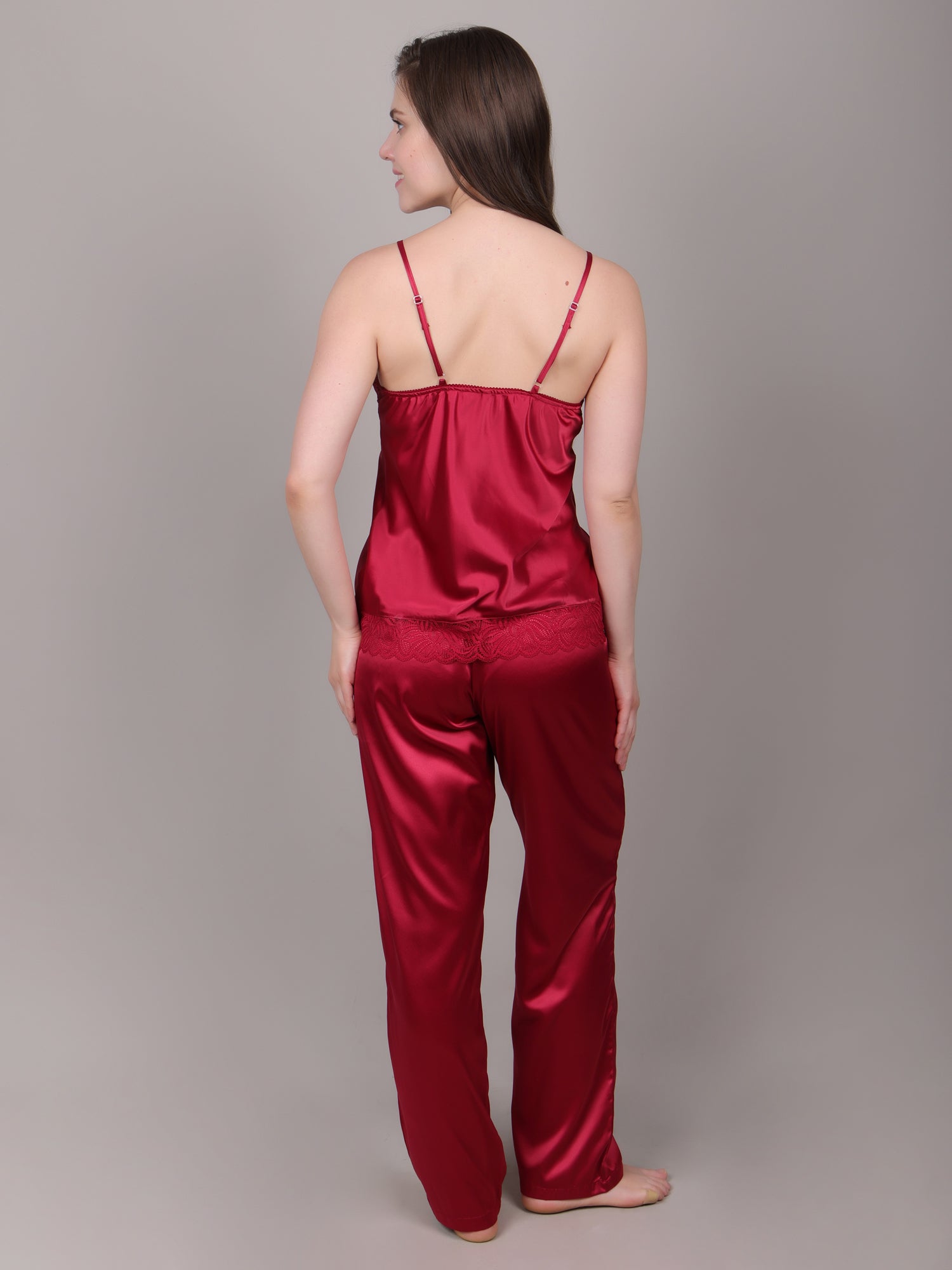 Maroon Nightdress Set