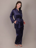 Navy Blue Nightdress Set