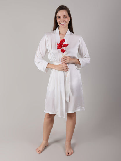 Bridal Robe in White