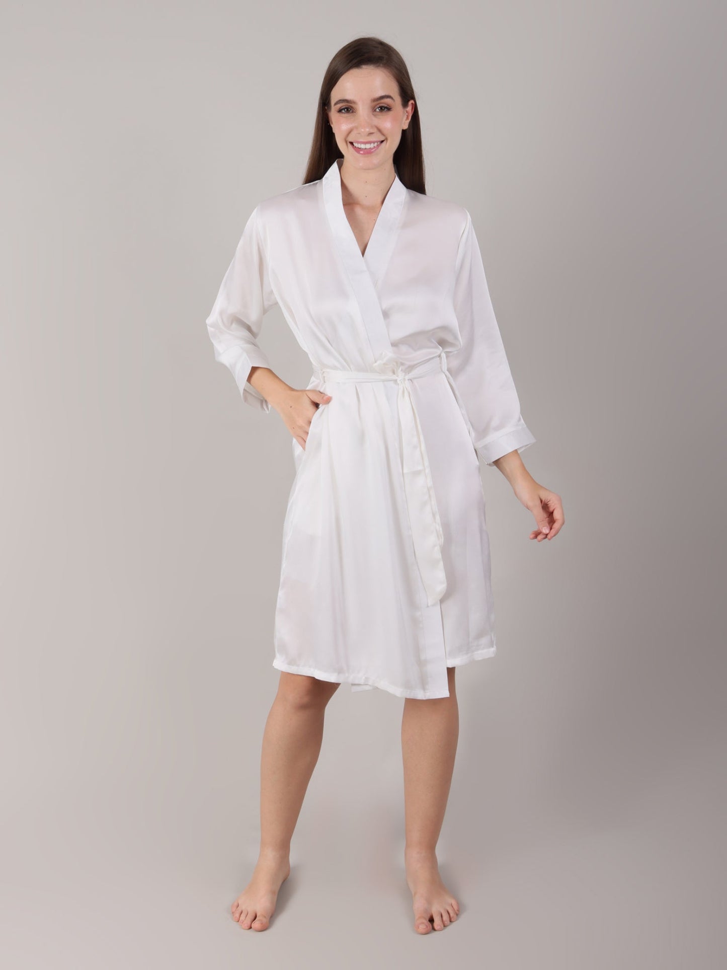 Bridal Robe in White