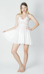 White lace babydoll nighty